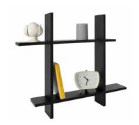 Libreria Scaffale Mensole Parete Angolare Moderna 5 Ripiani ad Angolo Beige
