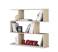 Libreria scaffale multiuso ROVERE 110X25X97 cm salone casa studio camera 301010F