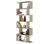 Libreria scaffale multiuso rovere con ripiani 80X25X192 cm salone camera 301011F