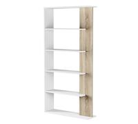 Libreria scaffale multiuso rovere con ripiani 90X25X180 cm studio camera 0F2252A