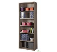 LIBRERIA SCAFFALE SCAFFALATURA 6 PIANI RIPIANI COL. ROVERE CM 35,5X81,5X217H