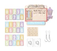 Libreria Scudo | Decorazioni della Biblioteca In Legno - Contatori Libri Per Visualizzare L' Di Lettura,Per Insegnanti Donne Lettori Bambini Biblioteca