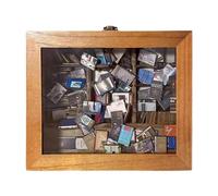 Libreria sensoriale - Ornamento per display in legno, decorazione cinetica fatta a mano, decorazione per le vacanze, Natale, Capodanno, idea regalo di Pasqua, unica U