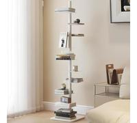 Libreria Spine, Libreria In Metallo A 9 Ripiani, Libreria A Scala Alta E Stretta, Libreria Invisibile Semplice E Stretta, Libreria Verticale Spine Per La Casa, Arancione White