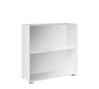 Libreria Vela Bianca 77x31x60cm 2 Ripiani