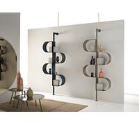 Libreria verticale di lusso regolabile design moderno per soggiorno CIC-937