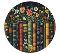 Libreria Vintage Puzzle 1000 Pezzi Carta per Adulti Puzzle Floreale Gioco di Puzzle 1000 Pezzi Relax Regalo 1000pcs (67.5x67.5cm)