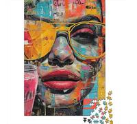 Libreria Vintage Puzzle 1000 Pezzi Puzzle per Adulti Carta Scena Libreria Classica Relax Arredo Casa Regalo 52x38cm/1000pcs