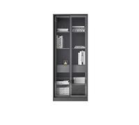 Librerie Bookcase Bookcase Glass Glass Display Display Armadietto di stoccaggio adatto for lo studio della camera da letto del soggiorno Mobili per la Decorazione della Casa(A,S)