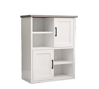 Librerie Libreria da pavimento al soffitto con portabicchieri for la porta del mobile adatto for lo studio di studio del salotto mobili di stoccaggio Mobili per la Decorazione della Casa