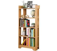 Librerie multiuso scaffale espositore moderno legno casa ufficio mobili grande libreria (colore: naturale Dimensioni: 127 60 22 cm)