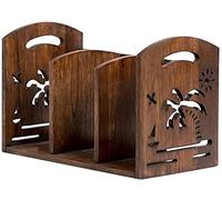 Librerie Retro Intagliato Vuoto Semplice Moderno Spazio Libreria Spazio Semplice Libreria Tavolo Studente Rack Desktop Creativo Libreria Libreria