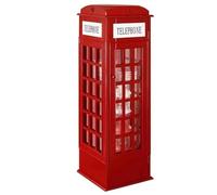 Librerie Scaffale Autoportante con Porta Cabina Telefonica Armadietto Libreria Scaffale per Libri Scaffale per Camera da Letto Decorazione Adatto a soggiorno camera da letto cameretta uff(Color:Rosso)
