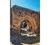 Libreta Artística Inspirada en México - Real de Catorce | Escarabajo Design: Cuaderno de notas y diario personal con ilustración contemporánea de ... - 120 páginas rayadas, tamaño 6x9 pulgadas