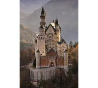 Libreta castillo de cuento entre montañas: Cuaderno con líneas para diario personal, notas creativas, journaling y regalo para amantes de los castillos