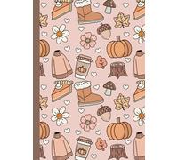 Libreta de apuntes cozy fall | Interior punteado | cuaderno de estudio | para amantes del otoño | 100 páginas