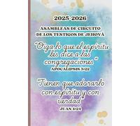 Libreta de apuntes para las dos Asambleas de circuito de los testigos de Jehová 2025-2026: Para ambas asambleas. Formato fácil de llevar 6x9 pulgadas. Secciones adicionales. 64 páginas. JW notebook.