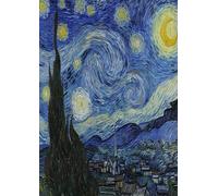 Libreta de Notas Pequeña: La noche estrellada (Vincent van Gogh) , Cuaderno A5, Páginas 100, Libretas A5, Cuaderno Blanco