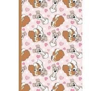 Libreta para notas- interior punteado- animales- perros adorables- amor- 100 páginas: libreta romántica- cuento