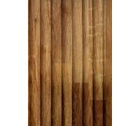 Libreta pared de madera: Cuaderno con líneas y diseño rústico