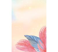 Libreta Plumas en Pastel: Cuaderno con Renglones y Diseño Suave en Rosa y Celeste