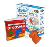 Libretto da bagno magico con giocattolo - dinosauro