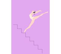 Libretto da Disegno : 50 Pagine Bianche - Tema Danza: Gadget regalo di ringraziamento per festa di compleanno bambini, album da disegno portatile formato A5