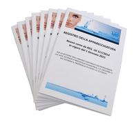 3S SuperSamaStore Registri per Apparecchiature Impianti con Gas Refrigerante CFC, HCFC, HFC, 10 Libretti d'Impianto Conformi Normativa Regolamento F-GAS UE 517/2014, Formato 15 x 21 Cm