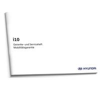 Libretto di manutenzione tedesco Hyundai i10 2018-2021