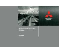 Libretto di manutenzione tedesco Mitsubishi 34 pagine