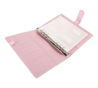 Libretto di Risparmio con Buste Rosa in Plastica per Budgeting | Organizzazione Multi Tasca, per Carte Piccole e Documenti, Tracciamento Spese, Accesso Rapido