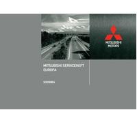 Libretto di servizio tedesco Mitsubishi 34 pagine