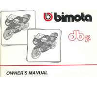 Libretto istruzioni per l'uso Bimota DB2 ORIGINALE Owner's Manual ( ENG )