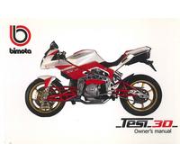 Libretto istruzioni per l'uso Bimota TESI 3D ORIGINALE Owner's Manual ( ENG )