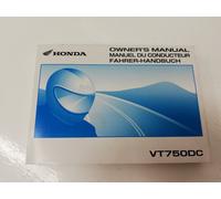 Libretto Manual uso manutenzione use maintenance Multilingua HONDA VT 750 DC 01