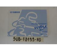 Libretto Manuale uso e manutenzione User manual Yamaha YH50 Why MBK Flipper