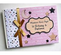Libretto Ospiti Baby Shower Twinkle Twinkle Little Star, Rosa, 10 Pz