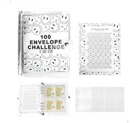 Libretto Risparmio Soldi, 100 Envelope Challenge Del Risparmio, Money Binder, Buste Challenge Binder, Agenda Risparmio Soldi Con Buste, Budget Planner Per Risparmiare Soldi, Riserve, Piani, Emergenze