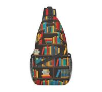 Libri 06 Libri Borsa a tracolla Biblioteca Zaino a tracolla Zaino da giorno Zaino casual Borsa da trekking divertente Zaino carino