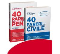 40 pareri di civile-40 pareri di penale. Kit