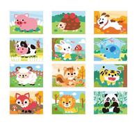 Libri adesivi in schiuma, 3D EVA gioco fatto a mano, creativo educativo divertente apprendimento sicuro per bambini, vari temi, set di arte interattiva per bambini, scrapbooking