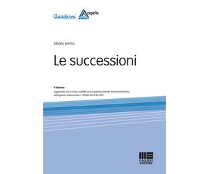 Libri Alberto Bonino - Le successioni - 2018 (Quaderni Agefis)