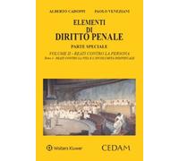 Libri Alberto Cadoppi / Paolo Veneziani - Elementi Di Diritto Penale. Parte Spec