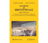 Libri Alberto Cadoppi / Paolo Veneziani - Elementi Di Diritto Penale. Parte Spec