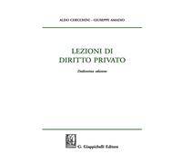 Libri Aldo Checchini - Lezioni di diritto privato - 2020