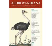 Libri Aldrovandiana. Historical Studies In Natural History. Ediz. Italiana E Ing
