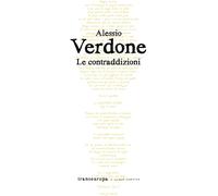 Libri Alessio Verdone - Le contraddizioni - 2020 (Nuova poetica)