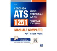 Concorso ATS Ambiti Territoriali Sociali 1251 Funzionari Educatori - Manuale completo per tutte le prove