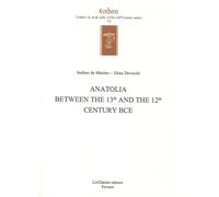 Libri Anatolia Between The 13Th And The 12Th Century BCE
