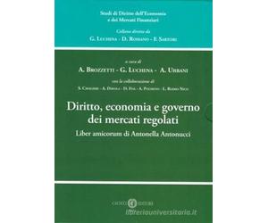 Libri Antonio Davola - Diritto, Economia E Governo Dei Mercati Regolati (4 Volum